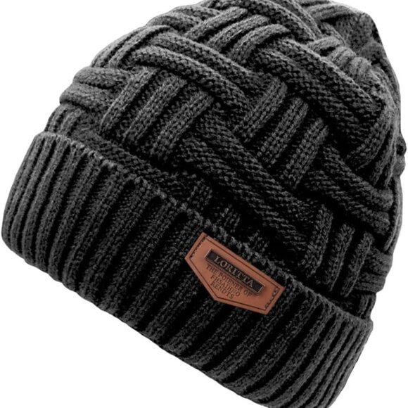 Other - Winter Hat Warm Knitted Thick Baggy Slouchy Beanie Skull Cap for Men